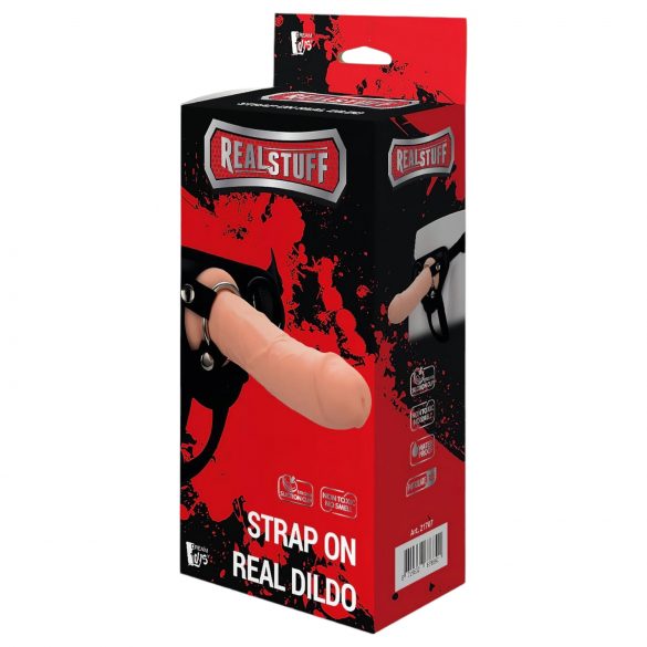 RealStuff Strap-On - realistické, připínací dildo (přírodní)