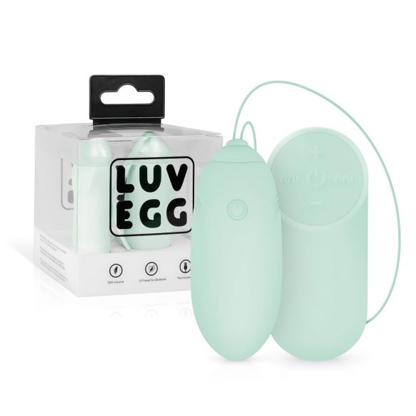 LUV EGG - nabíjecí vibrační vajíčko na dálkové ovládání (zelené)