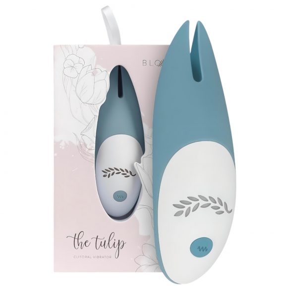 Bloom Tulip - silikonski klitoralni vibrator na baterije (tirkiz)