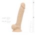 Prava Fantazija Ashton - realistični dildo sa testisima - 20,5cm (natur)