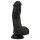 Easytoys - Realističan dildo sa testisima - 12 cm (crni)