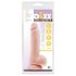 Mr. Dixx 7.6 - dildo na varlaty a přísavkou - přírodní (19,5 cm)