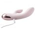 Vivre Coco - punjivi vibrator sa klitoralnim krakom (pink)