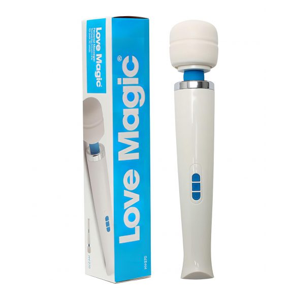 Love Magic Wand - bežični masažer vibrator (bel)