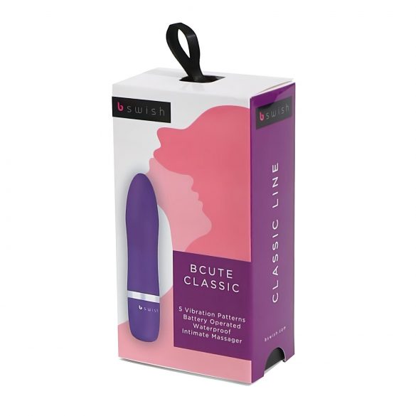 B SWISH Bcute Classic - vodootporni ljubičasti ruž vibrator