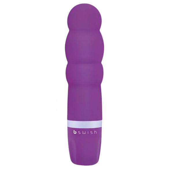 B SWISH Bcute Pearl - vodootporni ljubičasti vibrator sa perlama