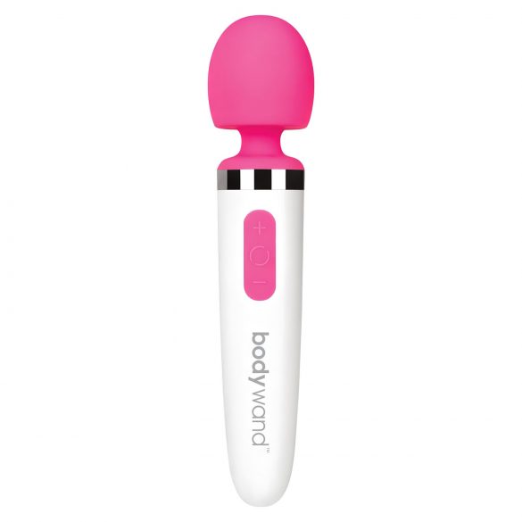 Bodywand Aqua Mini - masážní vibrátor (bílá-růžová)