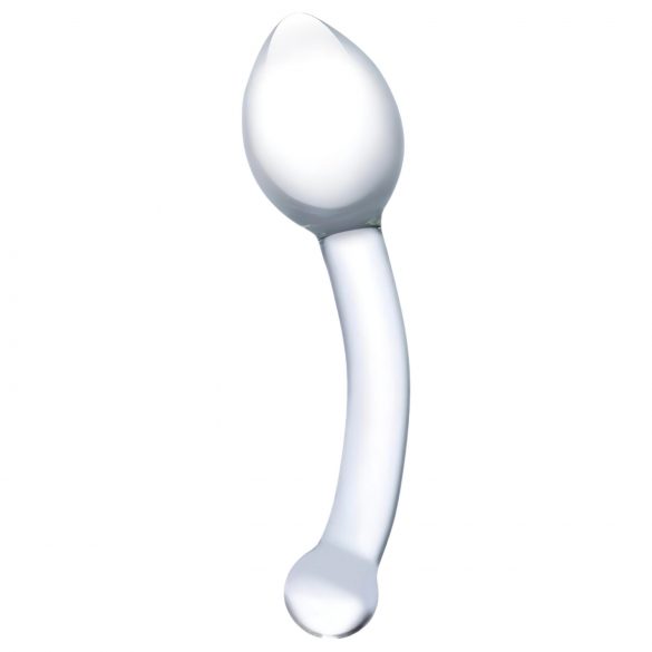 Gläs Glas Pure Indulgence Glass Anal Slider- skleněné dvojité anální dildo (průhledné)