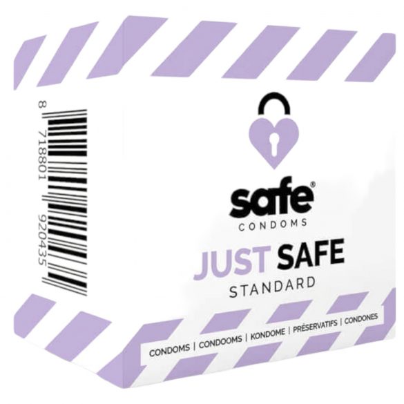 SAFE Just Safe - standardni, vanilin kondomi (5 kom)