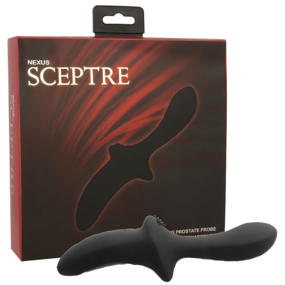 Nexus Sceptre - Silikonski vibrator za masažu prostate (crni)