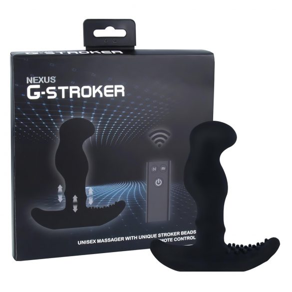 Nexus G-stroker - daljinski crni vibrator za prostatu