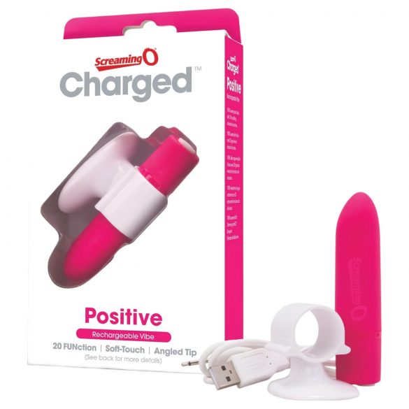 Screaming O Positive - super jak snažni vibrator (pink)