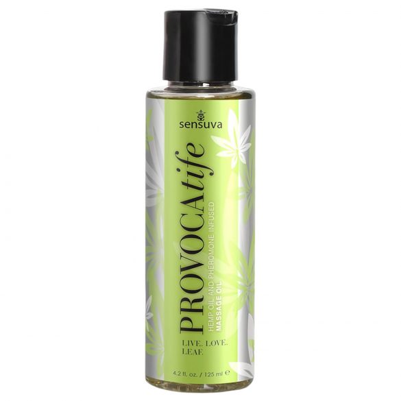 Sensuva Provocatife Hemp - ulje za masažu s feromonima (120 ml)