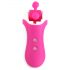 FEELZTOYS Clitella - punjivi, rotirajući oralni vibrator (roze)