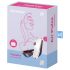 Satisfyer Traveler - prenosivi stimulator klitorisa (crno-beli)