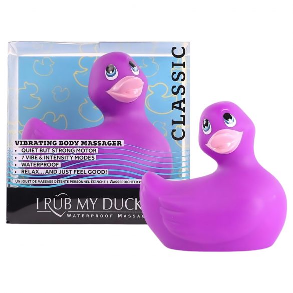 My Duckie 2.0 - vodootporni ljubičasti klitoralni vibrator