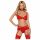 Obsessive Heartina - Lingerie Set (Red) 