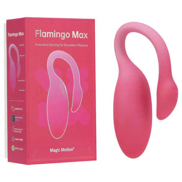 Čarobni Flamingo Max - pametno jaje vibrator (pink)